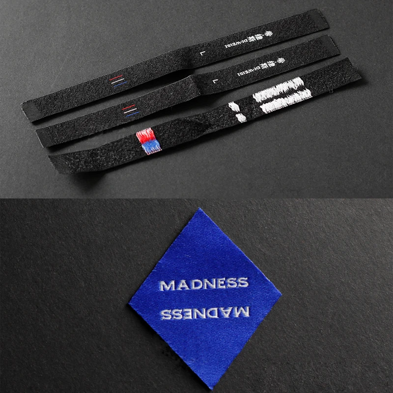 FreeShippingCustomizedGarmentLabels/wovenLabelsClothingEmbroideredTagsLOGOWithCutAndFoldCustomClothingHangTagChildren'sClothing | Дом и
