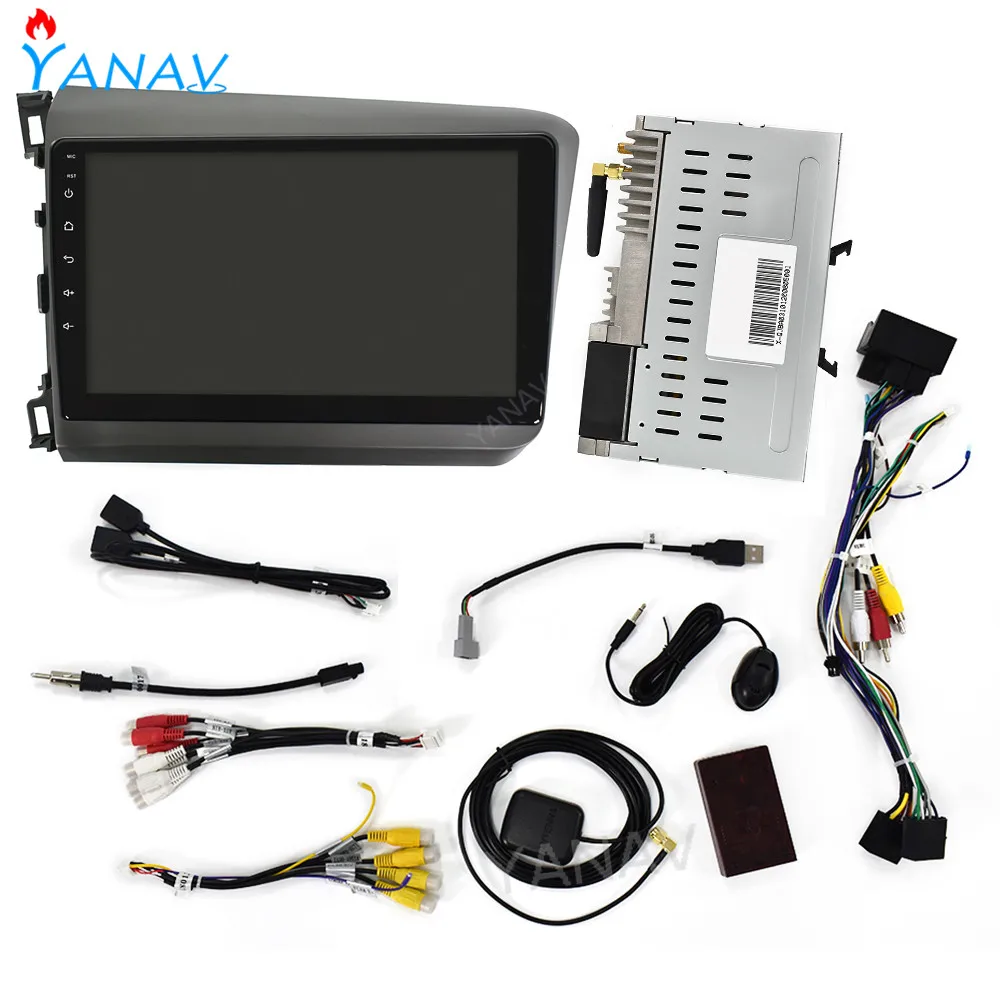 

Car Radio Audio 2 DIN Stereo Receiver Android For-Honda-Civic 2012+ GPS Navigation Video HD Screen Multimedia Head Unit Player