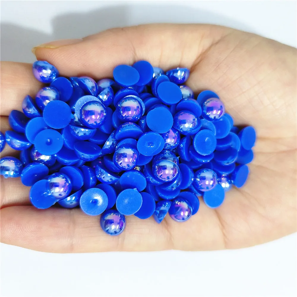 

Сапфир AB полукруглый жемчужина; Стразы; Хрусталь без исправлений, плоская задняя часть стразы, аксессуары для отделки Стразы для дизайна но...