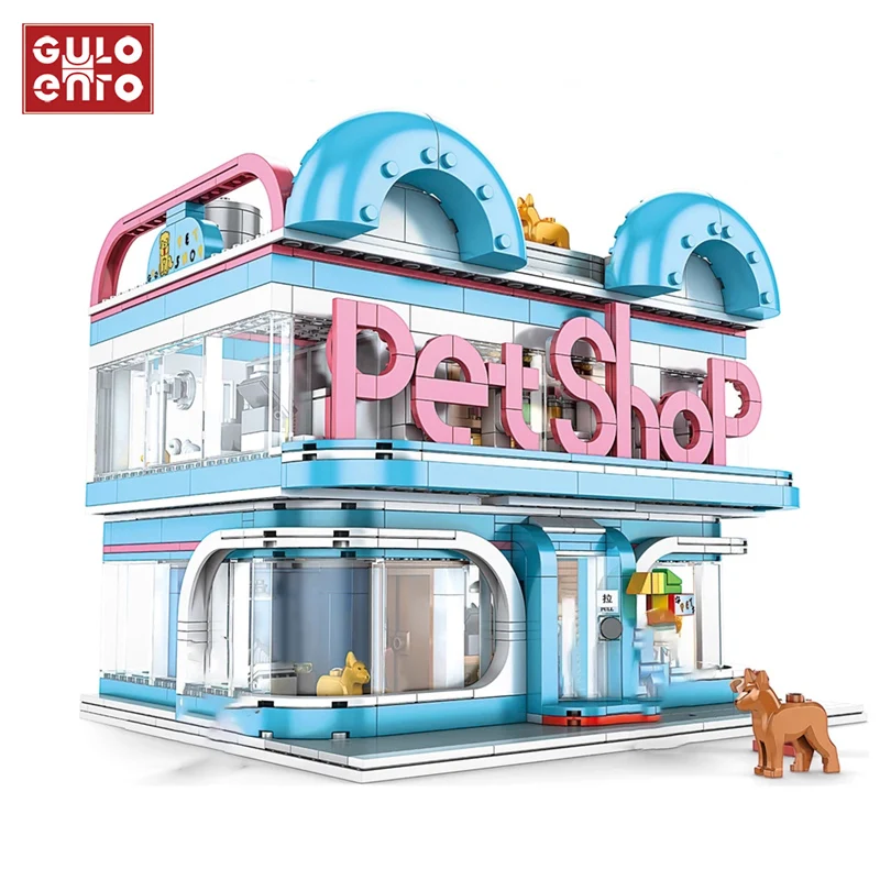 1082 шт. Детский конструктор Petshop|Блочные конструкторы| |