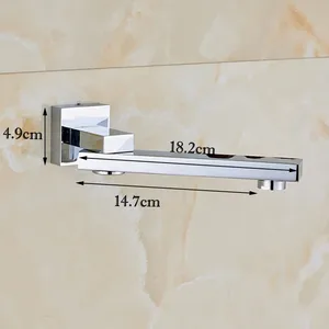 Бесплатная доставка, сменный латунный хромированный носик водопада для раковины светодиодный ванны