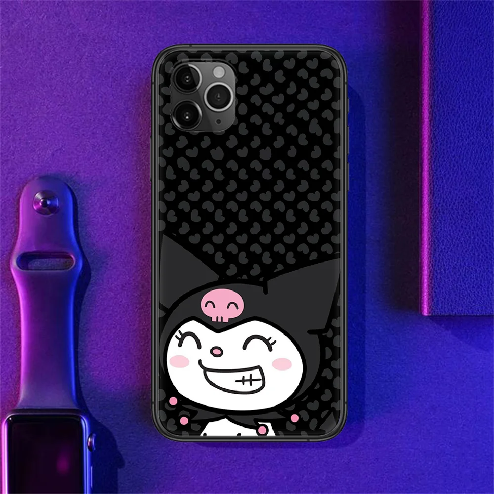 

Cartoon Kuromis Cute Phone Case Cover Hull For iphone 5 5s se 2 6 6s 7 8 12 mini plus X XS XR 11 PRO MAX black luxury Etui