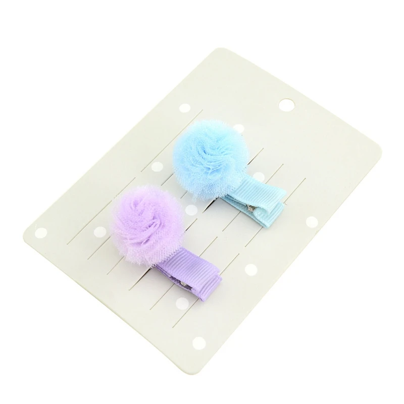 10 шт. маленькие тюлевые заколки для волос маленьких девочек ручной работы