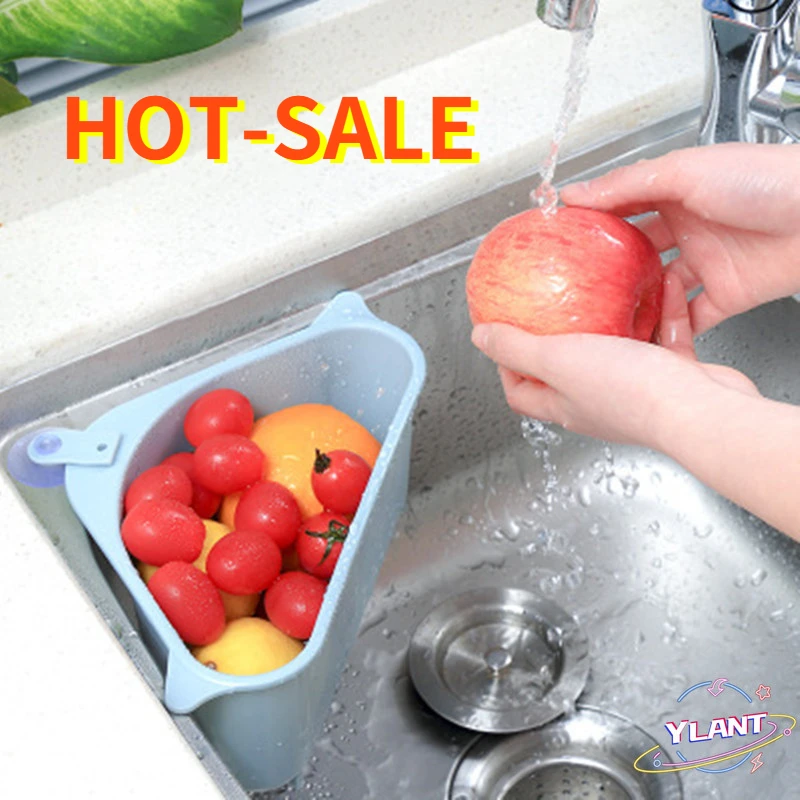 

Kitchen Accessories KitchenTool Kitchen Gadgets Sink Strainer Drain Vegetable Fruit Drainer Basket SuctionCup Sponge Soap Shelf