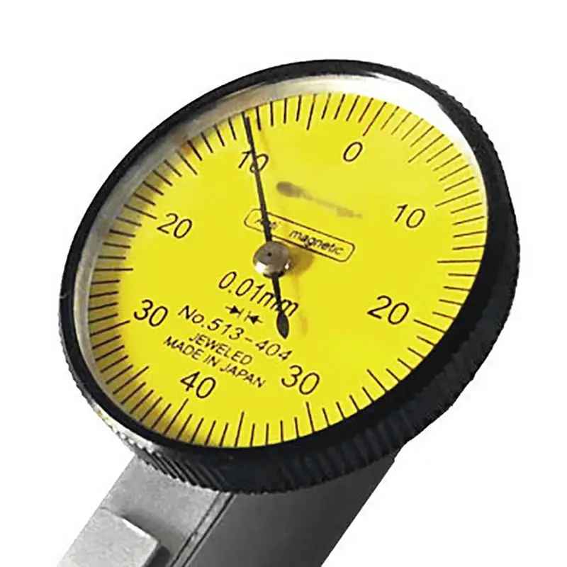 

0-0.8mm Dial Indicator Level Gauge Scale Precision Metric Dovetail Rails Indicator Measuring Instrument Dial Test Tool