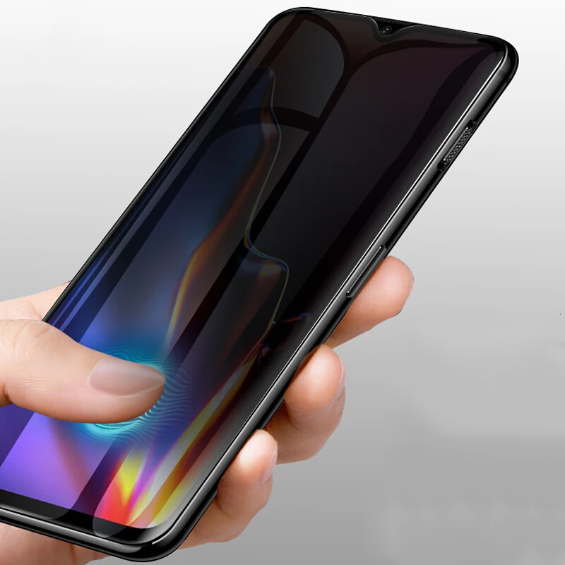 Фото Для Oneplus 6 6T 7T конфиденциальность анти шпионское полное покрытие закаленное Для Oneplus 6 6T 7T конфиденциальность анти шпионское полное покрытие закаленное
