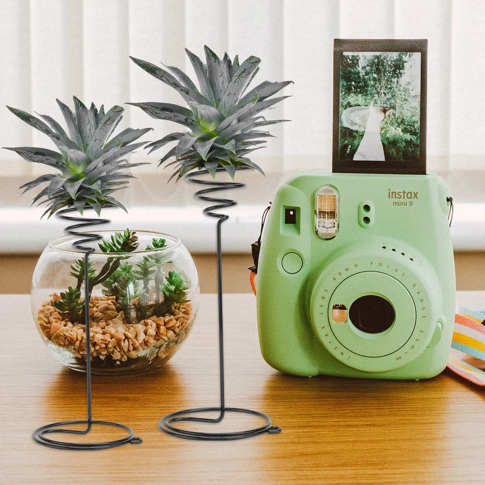 

3Pcs Metal Flower Stands Flower Racks Spiral Flower Holders Garden Decors