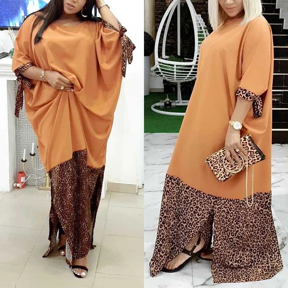 Платье женское длинное с леопардовым принтом | Тематическая одежда и униформа