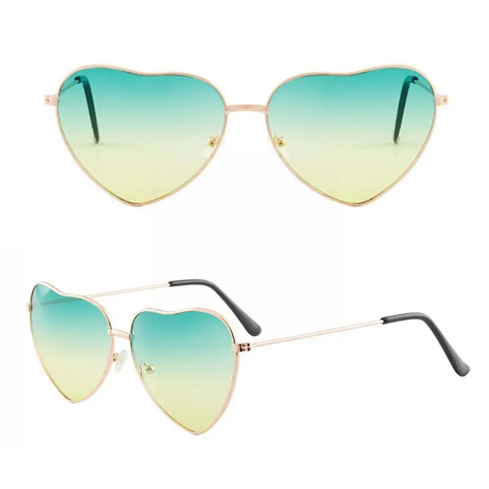 

Ladies Sunglass Heart Rimless Sunglasses Gradient Pink Goggles Brand Women Sun Luxury Driver Heart-shaped Glasses Retro Vin J5N0