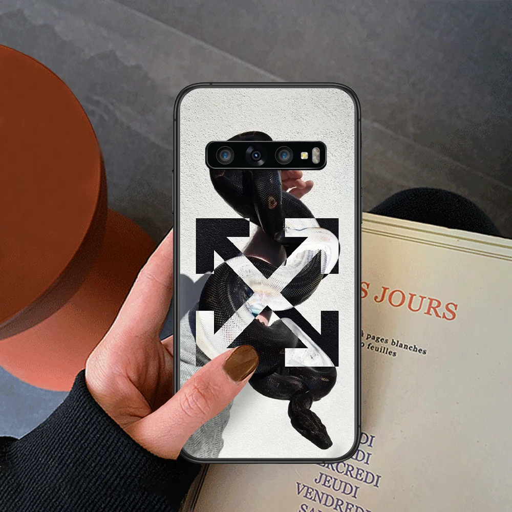 

Fashion Mona Lisa White Phone Case For Samsung Galaxy Note S 8 9 10 20 Plus E Lite Uitra black Etui 3D Hoesjes Painting Cover