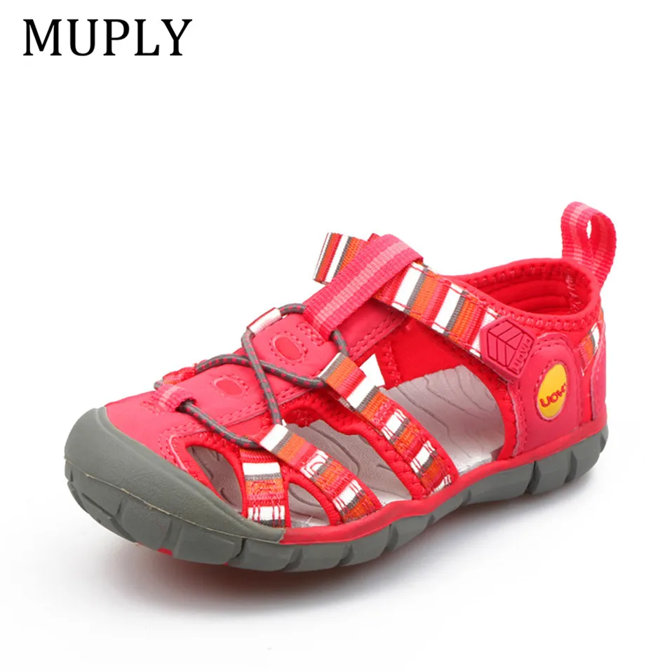 

Fashion Kids Sandals Hard Sole Anti-Slip Candy Color Matching Design Soft Durable Rubber Sole Comfortable Boy Girl Sandals With