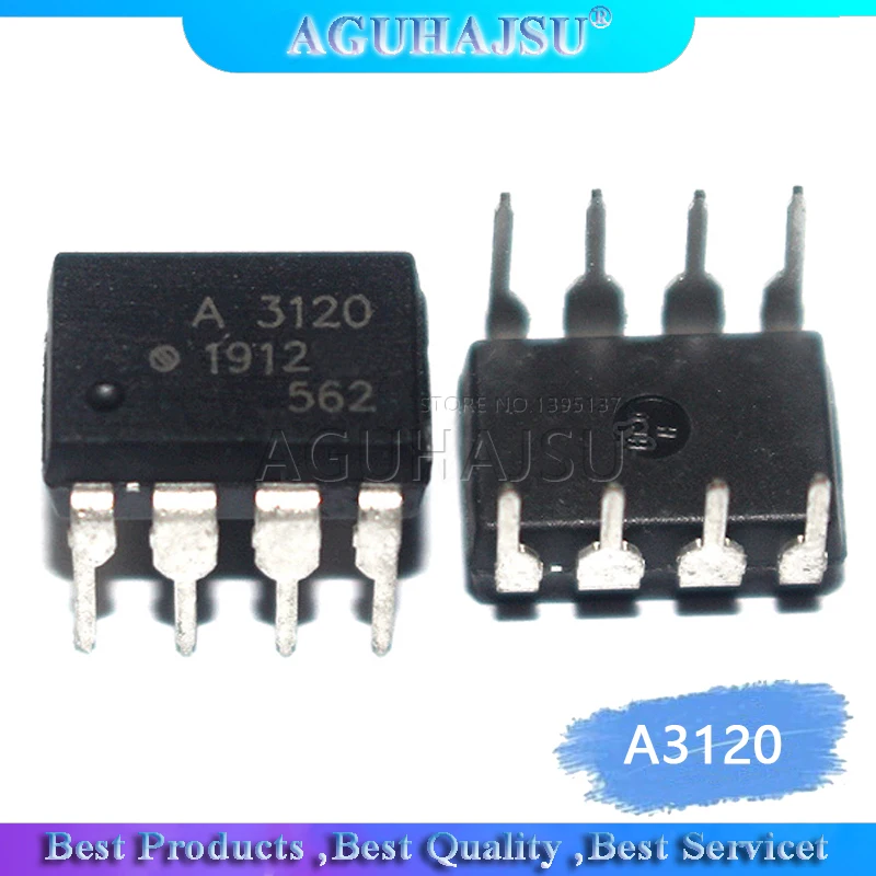 10 шт./лот A3120 HCPL3120 HCPL-3120 DIP-8 | Электронные компоненты и принадлежности