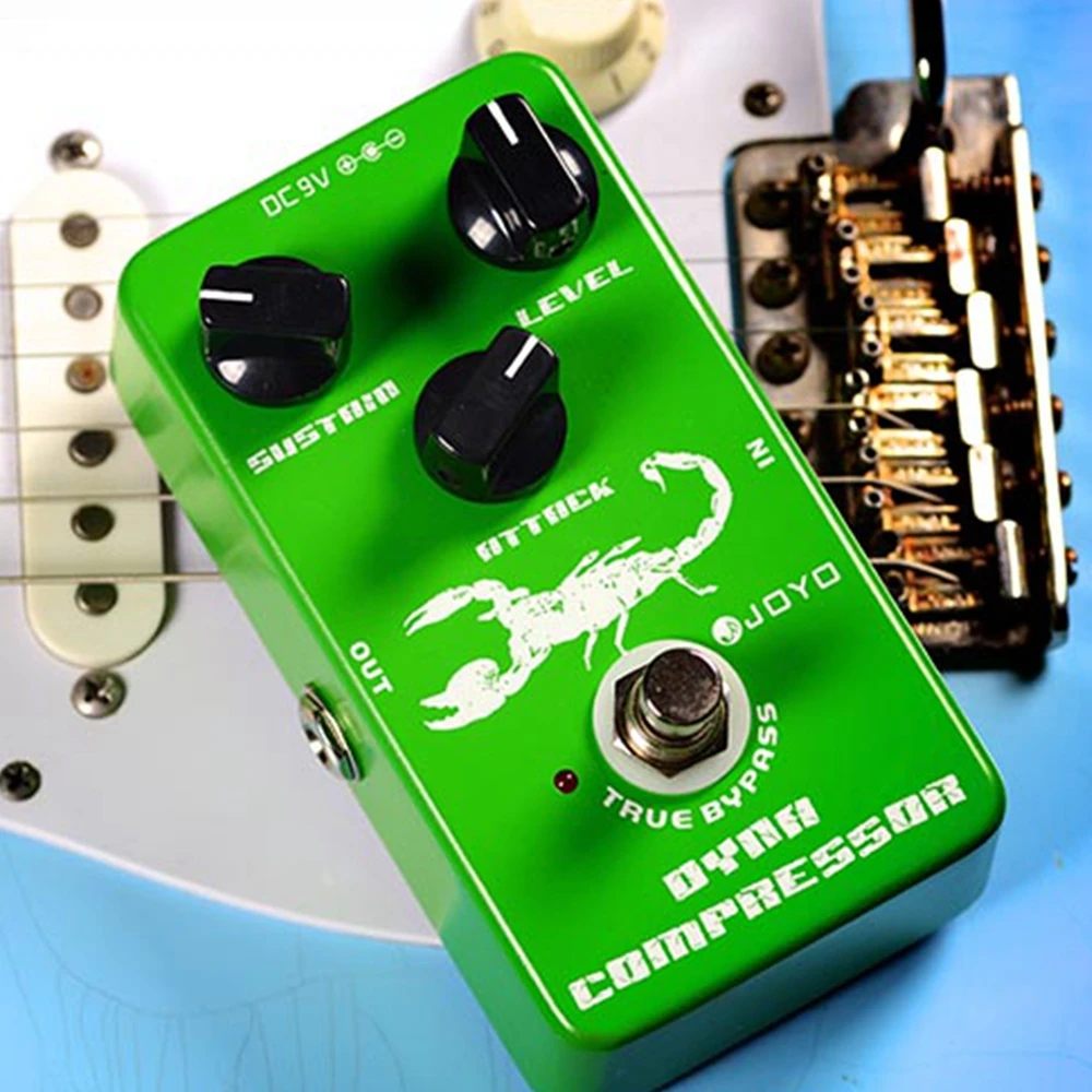 joyo jf 10 klassische dynamische kompressor kompresse wirkung pedal für elektrische gitarre pedal mini pedale true bypass gitarre bass teile free