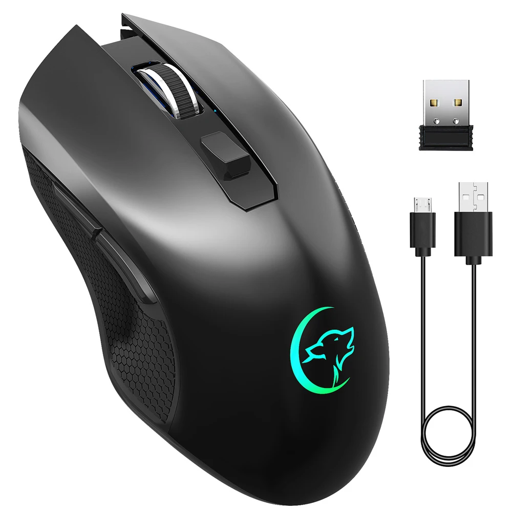

YWYT G851 Silent Wireless Mouse 1600 DPI 2.4GHz Portable Mini Gaming Mouse for Laptop Notebook Office