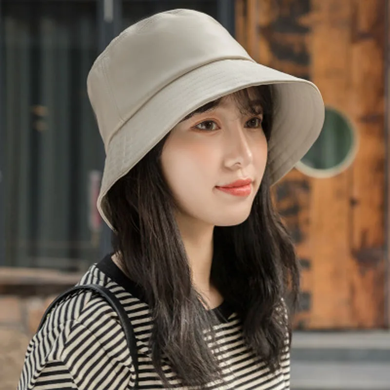 

PCFDDR Ladies dome autumn sheep skin sheep eaves travel, concealing, all match, casual fashion fisherman hat