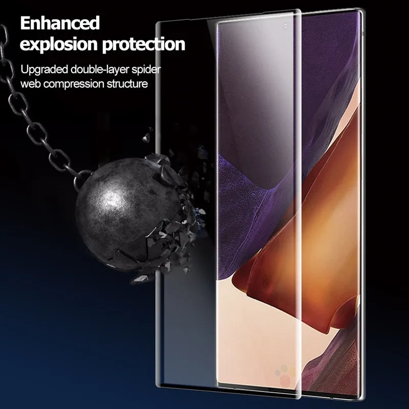 Изогнутая защитная пленка для экрана Samsung Galaxy Note 20 10 S20 S10 Plus Ultra A71 A70 A51 A50 S10Lite S9 + |