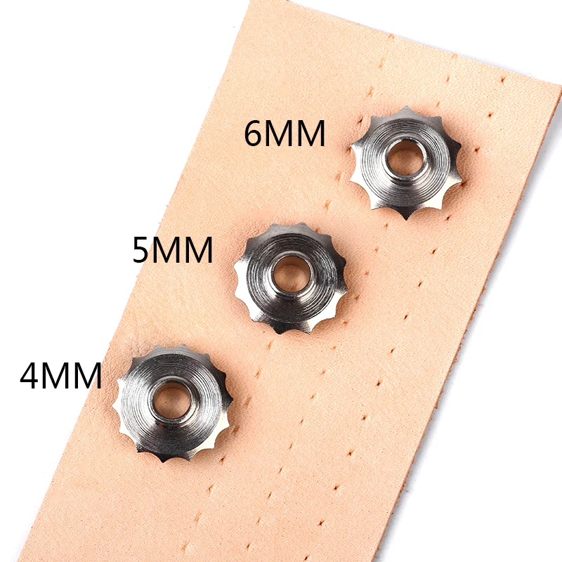 MIUSIE кожаные инструменты для рукоделия Американский интервал колеса пробивая с 4