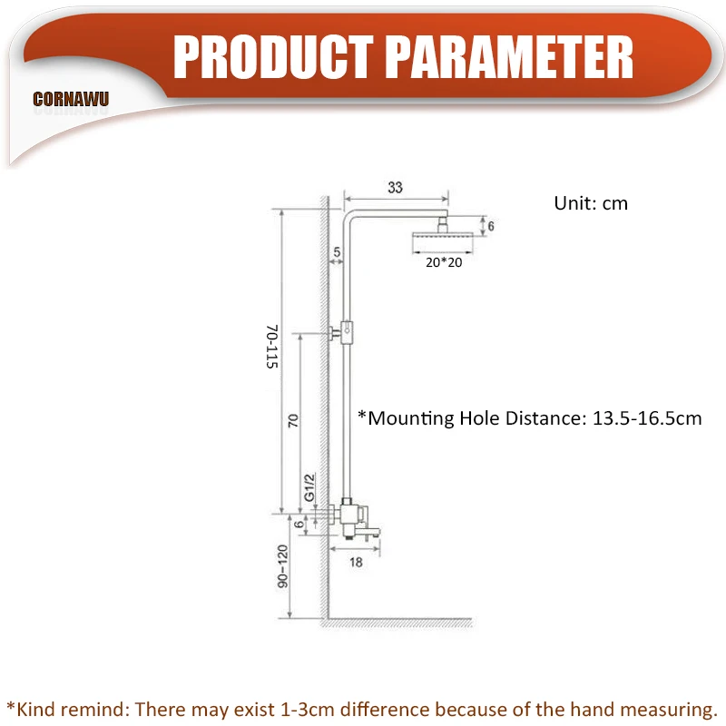 Набор золотистых смесителей для душа цифровой термостатический дождевой Душ