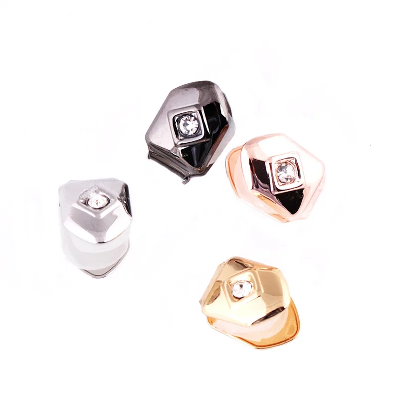 Хип-хоп грили для зубов в стиле панк серебряная/Золотая гриля модные колпачки