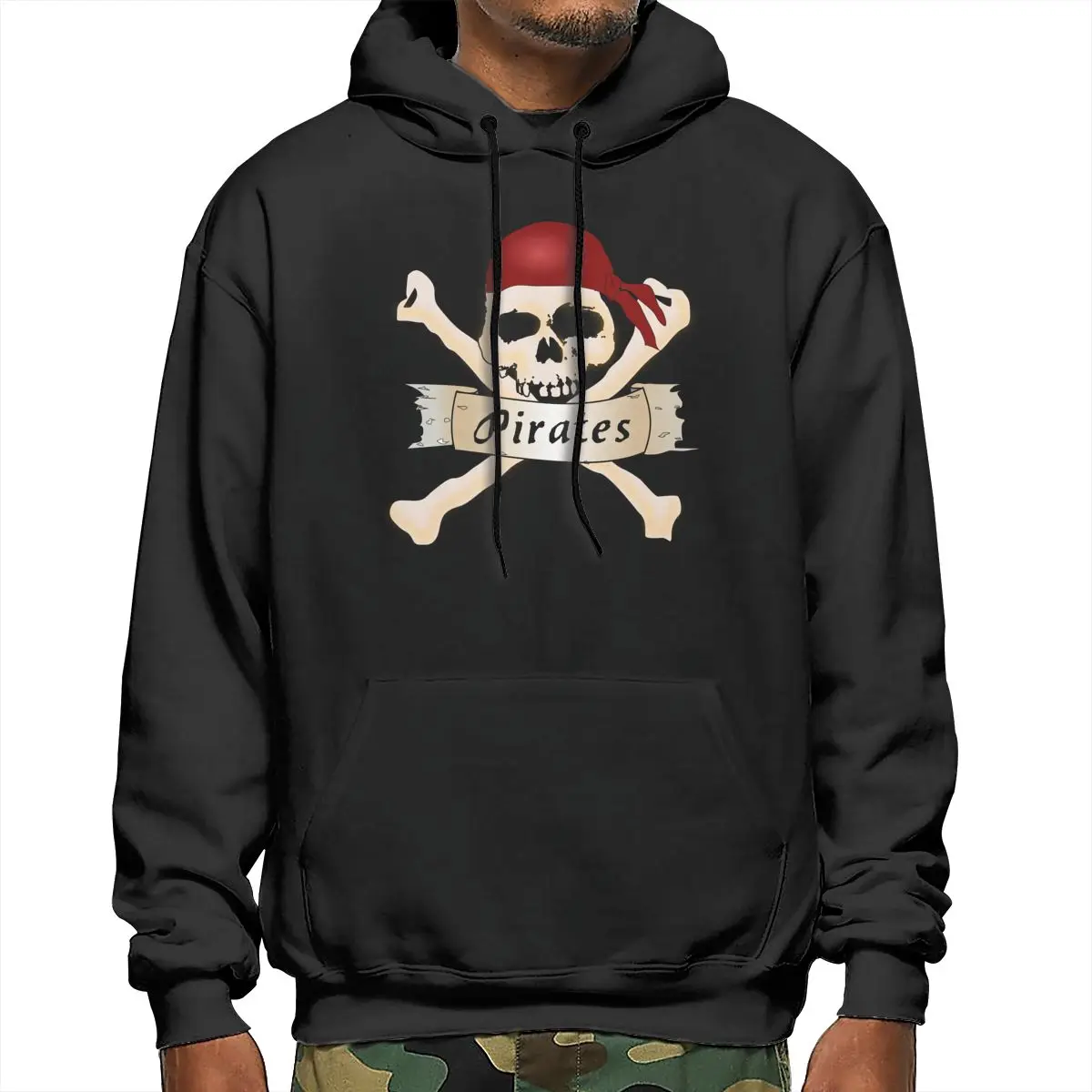 

Мужской пуловер с капюшоном, в стиле Харадзюку