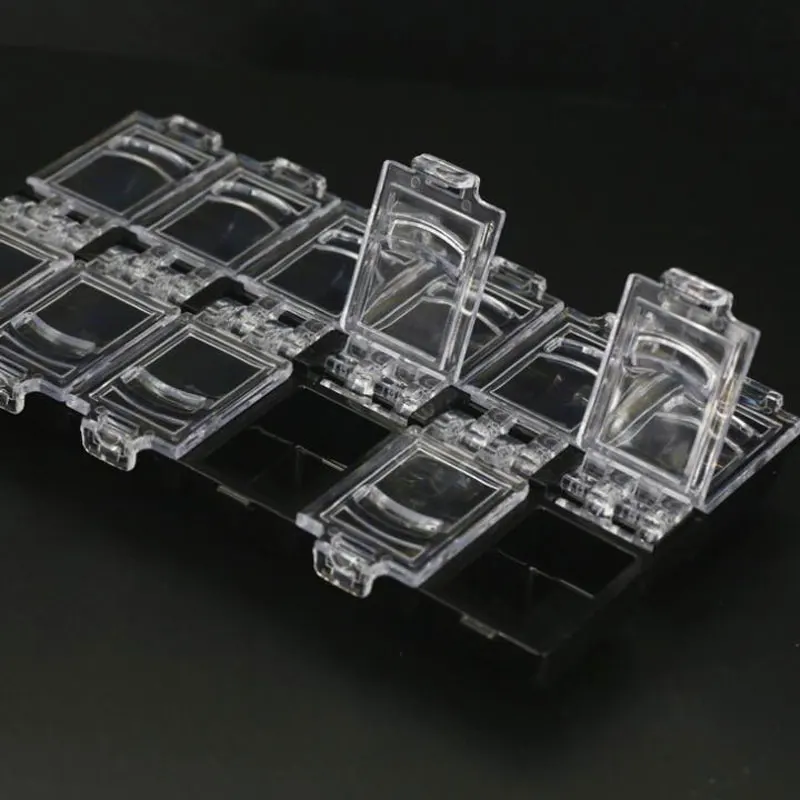 12 чехол 3d украшения для ногтей коробка для хранения прозрачный пластиковый пустой контейнер аксессуары из драгоценных камней Стразы ювелирные изделия бусины Органайзер