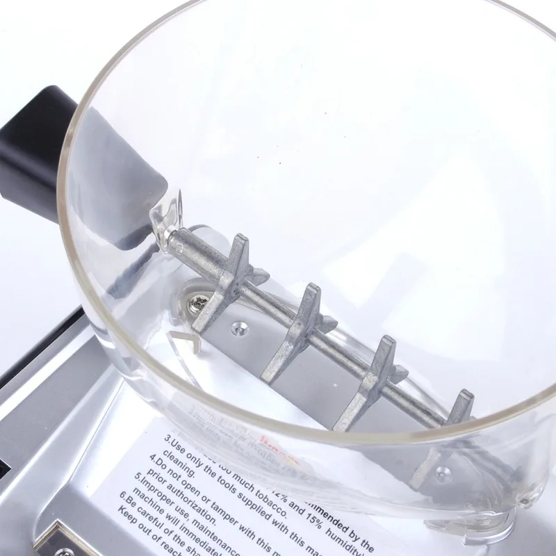 

220v Funnel Automatic Electric Tobacco Roller Maker Inject 8mm Caliber Portable Smoking Tool Making Rolling Cigarette Machine