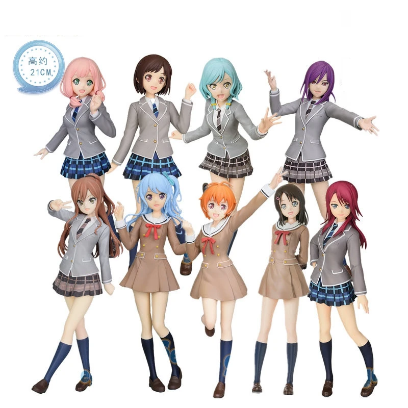 Оригинальная игрушка SEGA BanG kokdream модель Kokoro Tsurumaki Hanazono Roselia Saya Toyama Kasumi детские
