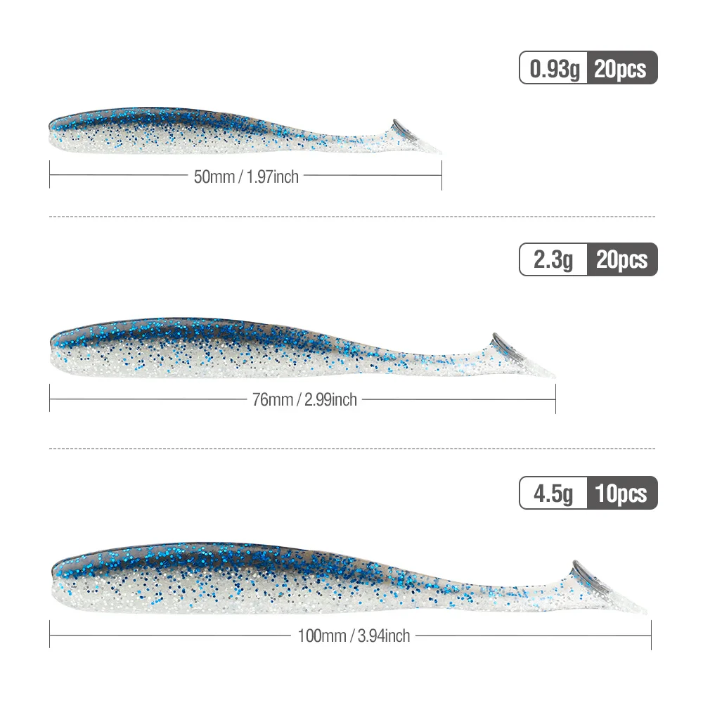 DONQL Мягкая приманка силиконовая рыболовная джиггинг воблер свимбейт
