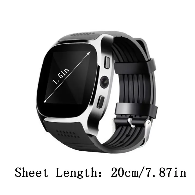 

T8 Bluetooth Pedometer Smart Watch Phone Mate Connect Phone Intelligent Wearable Device