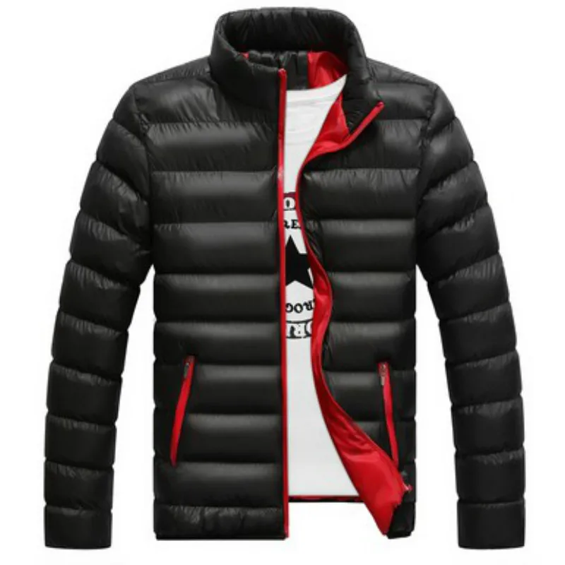 Большой размер 2018 Пух белой утки мужская зимняя куртка ультра светильник