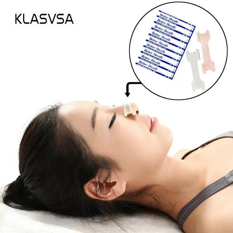 Полоски для носа KLASVSA 100 шт./упак. (маленькие и средние) лучше дышащие с защитой от