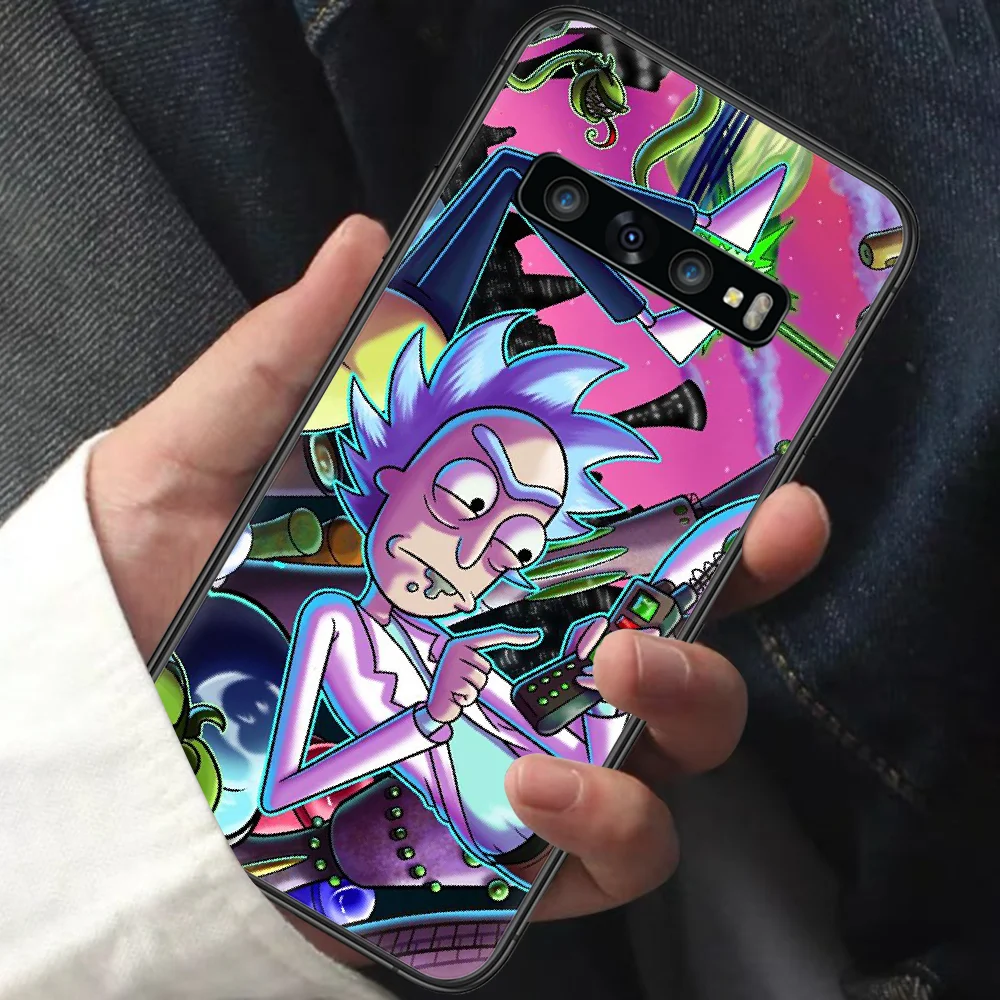 

Mortys Cartoon Anime Ricks Phone Case for Samsung Galaxy Note S 6 7 8 9 10 E 20 Ultra Edge Plus black Prime Fashion Waterproof
