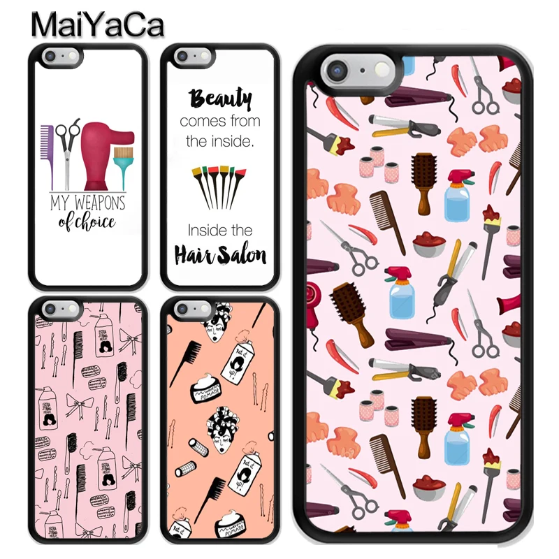 Парикмахерская расческа для салона волос чехол iPhone 12 Mini 11 Pro MAX X XR XS SE 2020 6S 7 8 Plus 5s