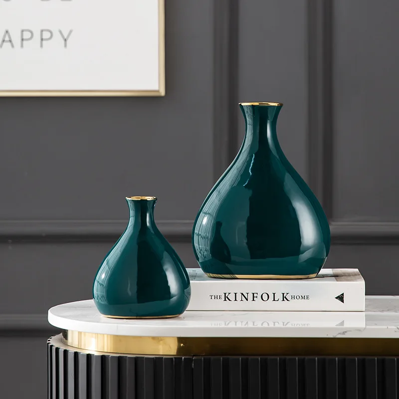 

Retro Vase Handicrafts Flower Vase Flower Minimalism Crafts Table Decoration Living Room Home Decor For Office Decor Accessories