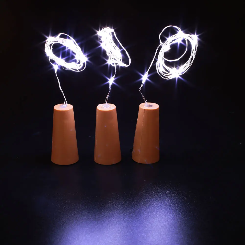 3 шт. винный декоративный светильник Звездная медная проволочная световая лента