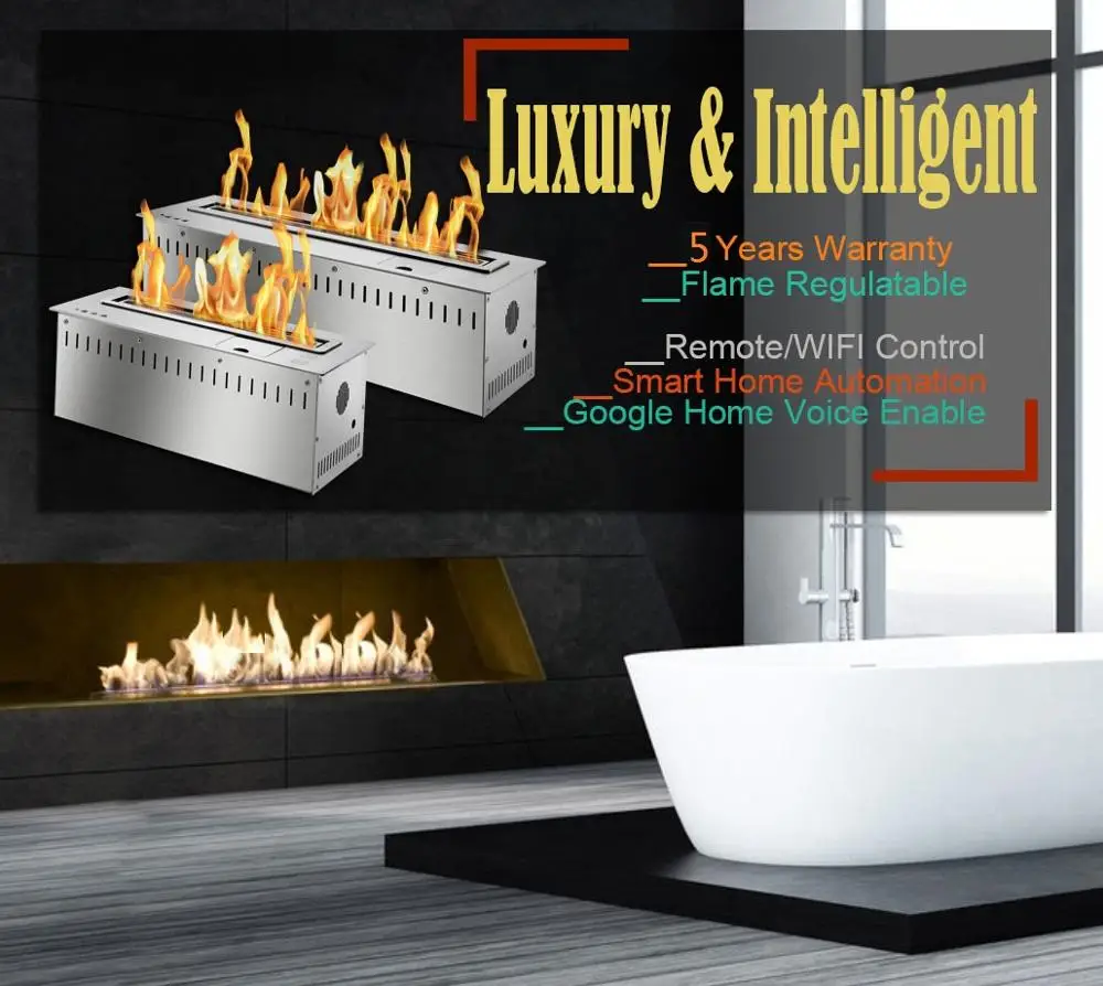 

Inno-Fire 18 inch best ethanol fireplace gel fuel insert