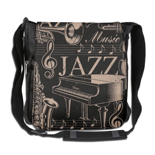 

Сумка-тоут с музыкальными нотами, сумки-мессенджеры, женская сумка на одно плечо, Женская Холщовая Сумка, Бесплатная доставка, дропшиппинг ...