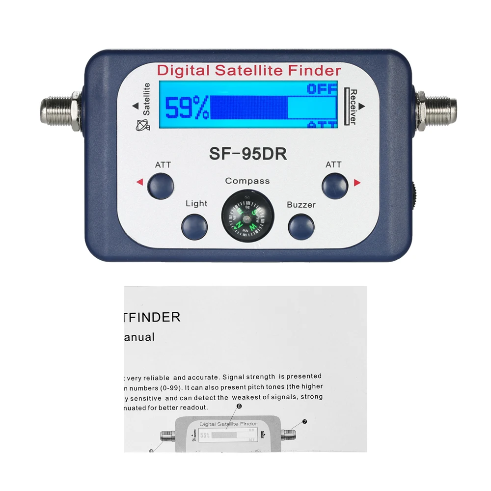 

Digital Satellite Finder Satellite Signal Meter Mini Digital Satellite Signal Finder Meter with LCD Display Digital Satfinder