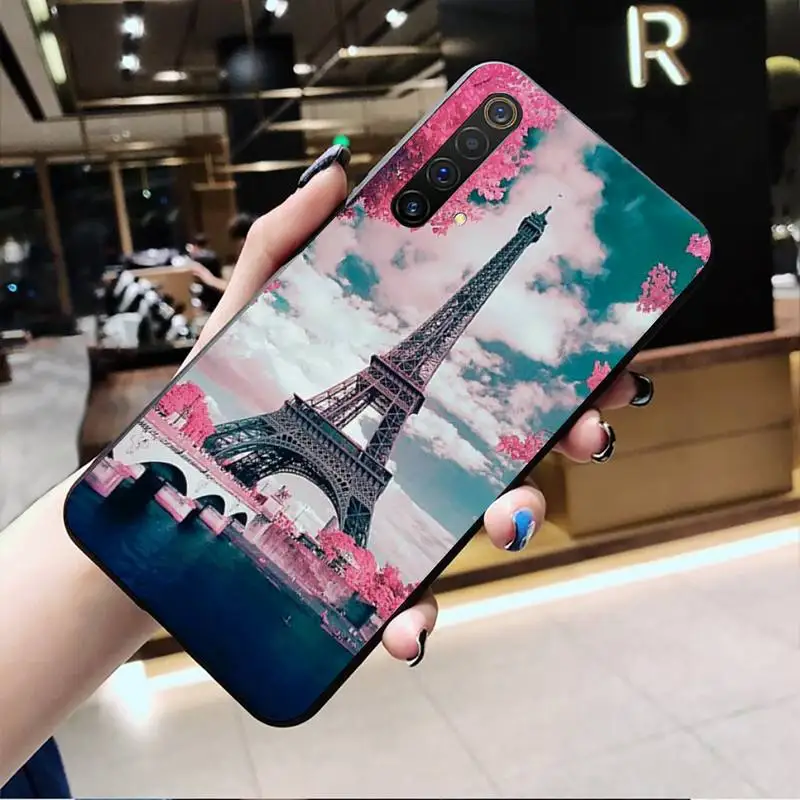 hot love paris eiffel tower phone case for oppo realme 6 pro c3 5 pro c2 reno2 z a11x xt free global shipping