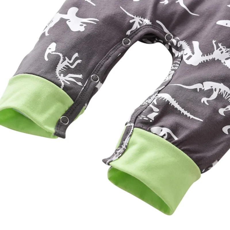 new born baby clothes boy romper winter costume bebe Dinosaur Cartoon for 0-24 Month 2019 |