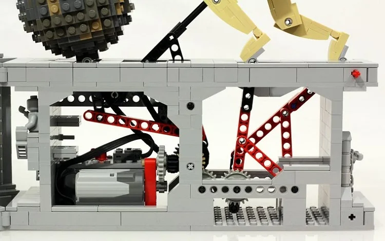 23017 оригинальная техническая серия MOC Sisyphus движущийся набор 1518 строительные блоки 1462 шт Кирпичи Игрушки совместимы с Bela