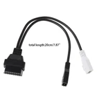 Адаптер VAG для AUDI 2X2 OBD1 OBD2 автомобильный диагностический кабель 2P + 2P Подходит для Audi 2X2Pin к OBD2 16Pin гнездовой разъем VAG COM VW Skoda