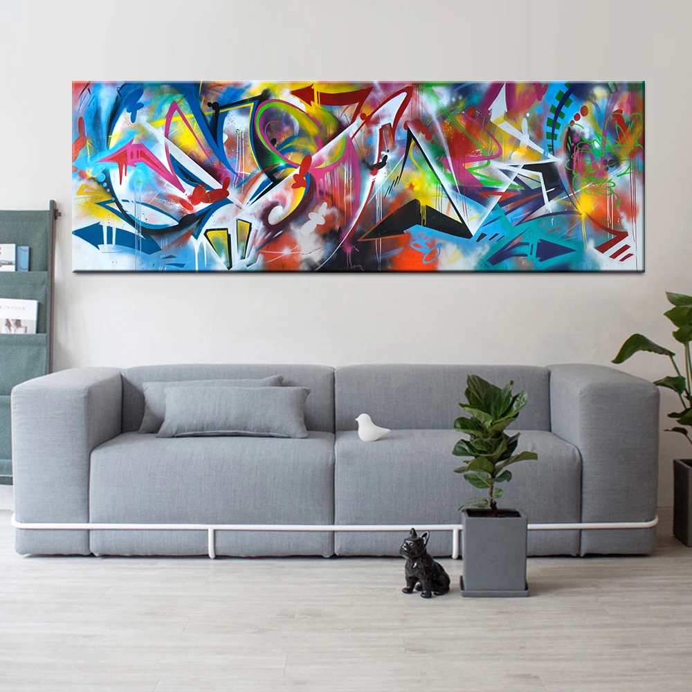 

Modern Abstract Posters and Prints Colorful Wall Art Canvas Abstract Painting Pictures for Living Room Home Design Decoration