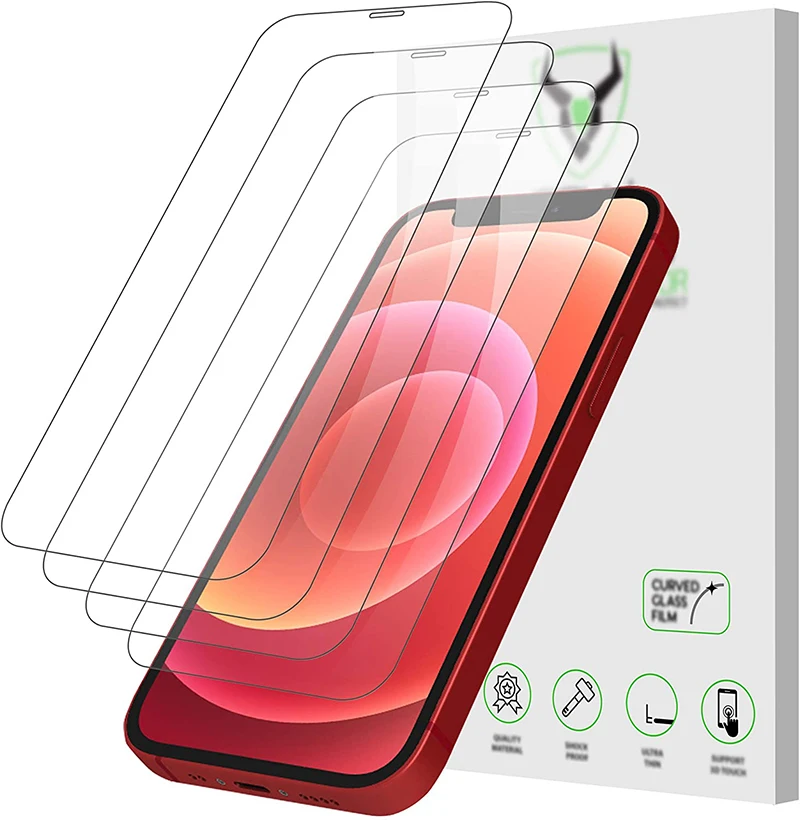

Защитное стекло для iPhone 11, 12, X, XS, XR, 6, 7, 8 Plus, 11, 12 Pro Max, 12Mini