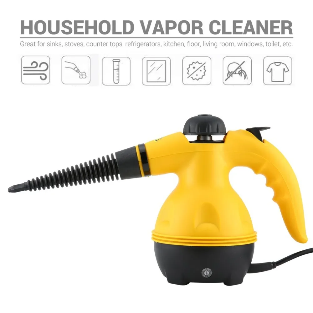 

Multi Purpose Electric Steam Cleaner Portable Handheld Steamer Household Cleaner Attachments Kitchen Brush Tool
