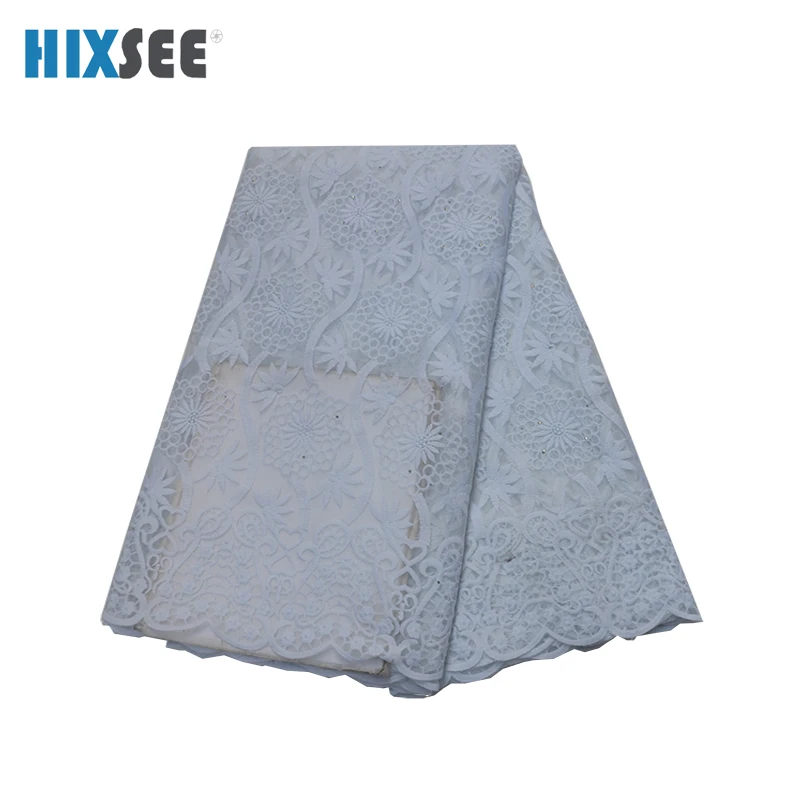 Нигерийская кружевная ткань 2019 высокое качество с блестками Французская