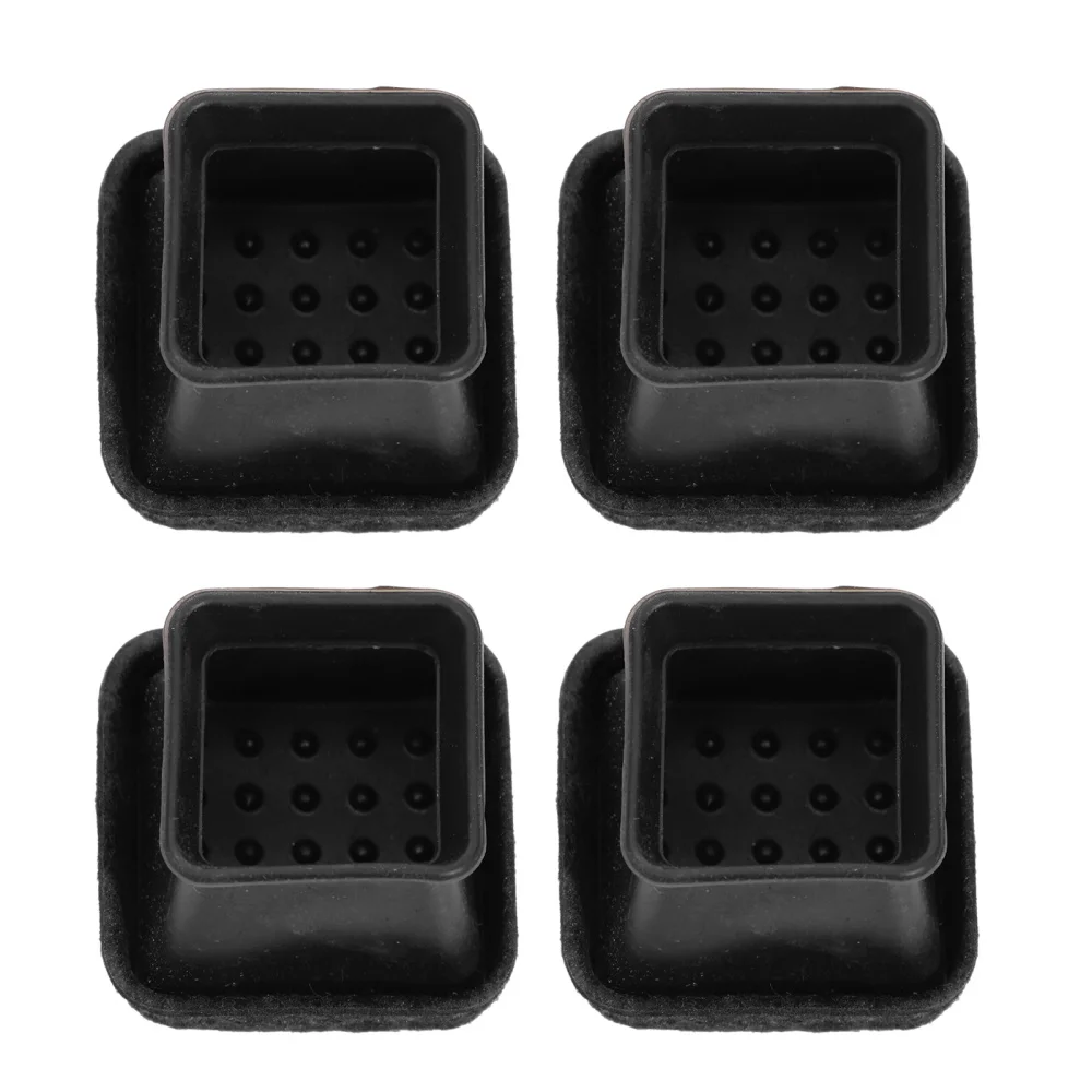 

4Pcs Square Shape Table Feet Mat Chair Feet Caps Non-skid Feet Protectors