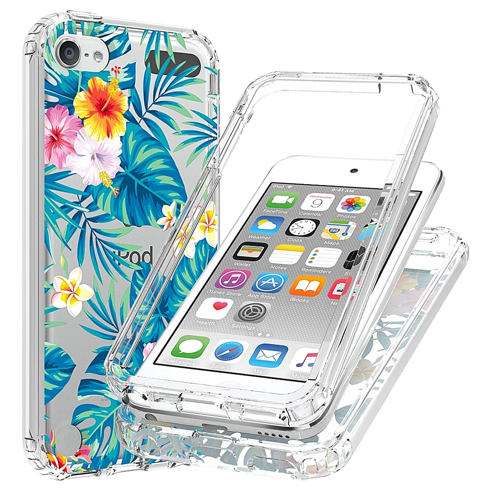 2 в 1 прозрачный чехол для Apple iPod Touch 5 6 7|Бамперы| |