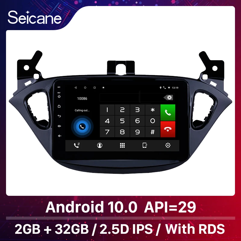 Seicane 8 &quotAndroid 10 0 автомобильный стерео GPS плеер для Opel Corsa 2015 2016 2019/Opel Adam 2013 Поддержка
