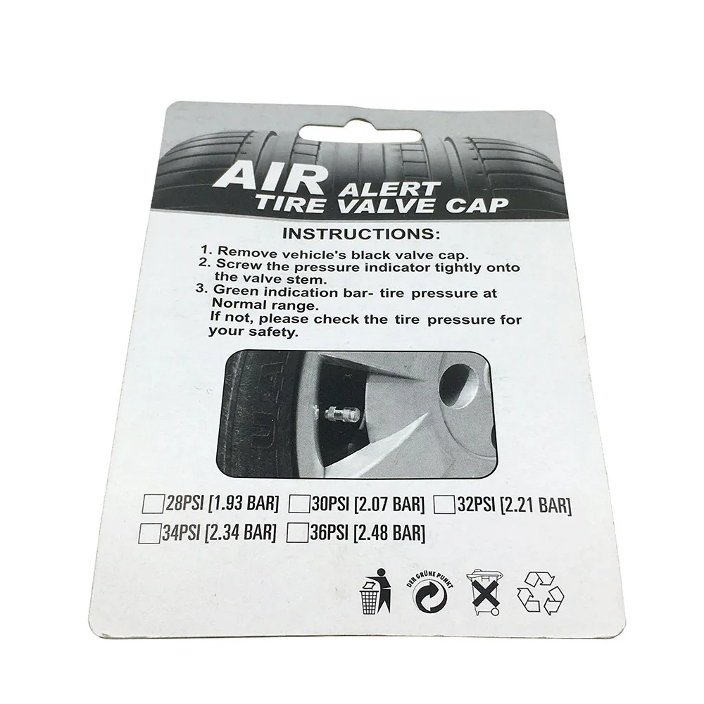 4 шт. Предупреждение ждающие о давлении клапана в шинах | Автомобили и мотоциклы